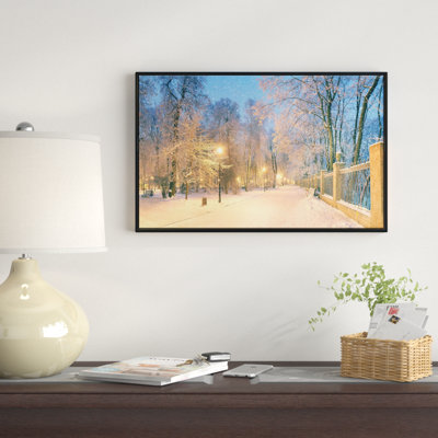 Paysage «Path in Mariinsky Garden», reproduction de photo sur toile tendue encadrée