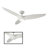 Morpheus III 60" 3 - Blade Outdoor/Indoor Smart Standard Ceiling Fan with Wall Control and LED Light Kit Included, Works With Alexa and iOS or Android App-32650330