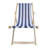 Aspinwall Dark Blue Stripe Sling Chair Of Populus Wood - Folding For Outdoor Use, 39.17 In. Depth, 7.76 Lb Weight In Made Wood, 25.2 Package Width, 220 Lbs Capacity