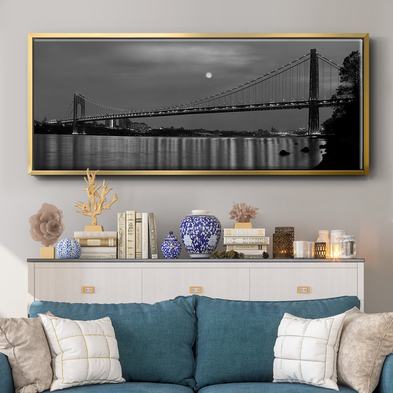 George Washington Bridge- Framed Canvas