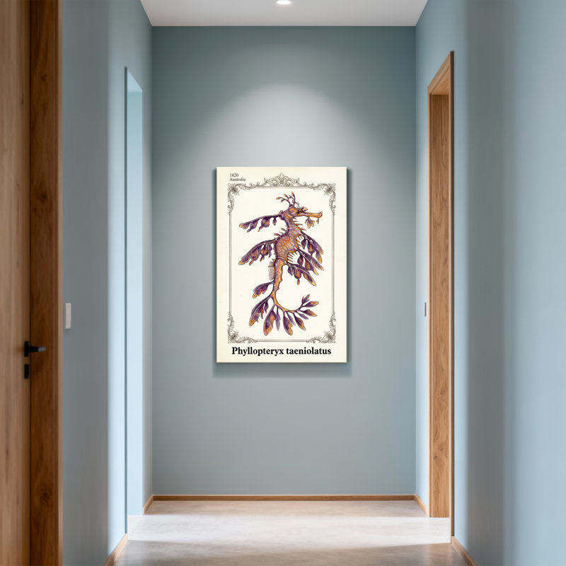 Imprimé artistique animaux Seadragon, H 30 po x l 20 po