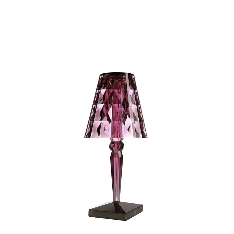 Big LED Table Lamp, Light Blue, Plug In