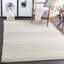 Tapis taupe / gris tissé à plat Portia-370718965