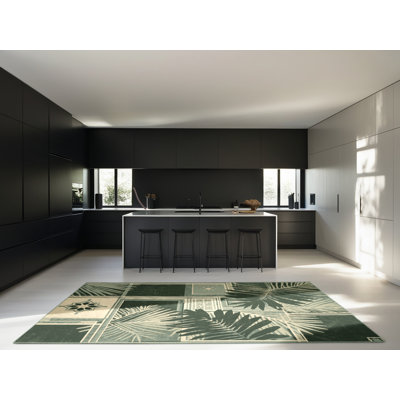 Tapis vert moelleux moelleux en peluche Estaugh