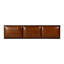 Banc décoratif en cuir et en fer l 62 po Kane
