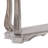 Sofa Table, Antique Silver & Clear Glass
