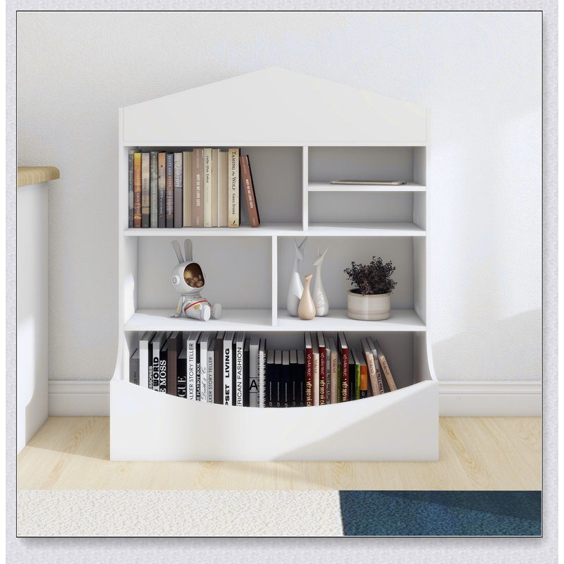 Children's Multi-Functional 7 Shelf Bookcase, Storage Display, Rack, Organizer