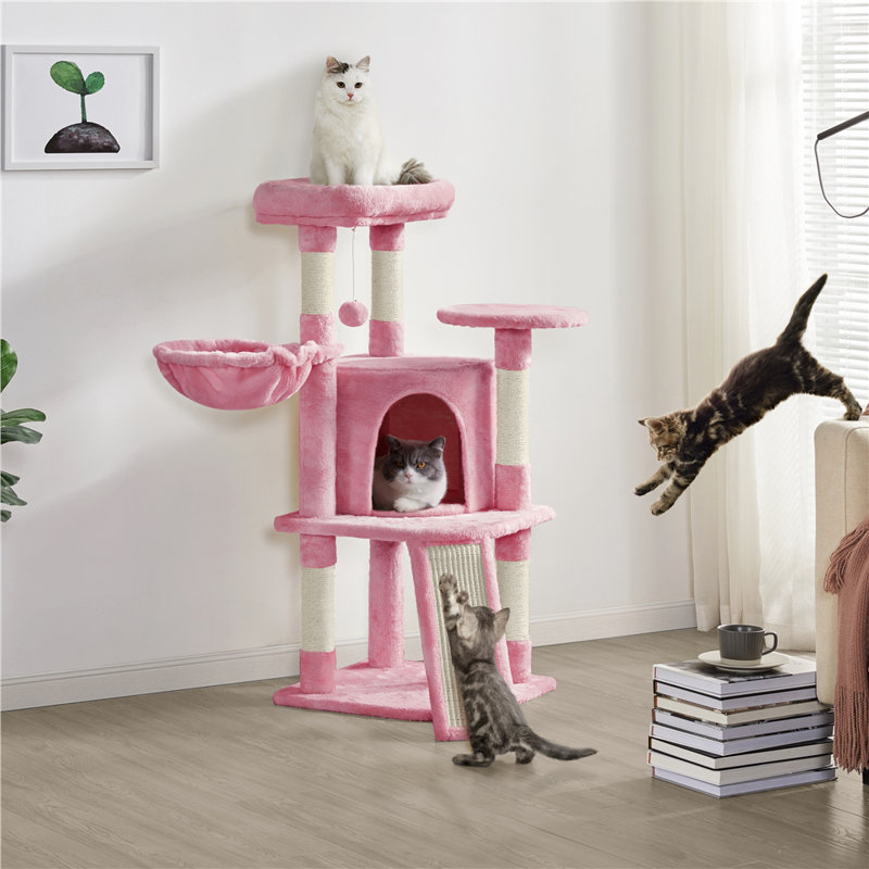 Zermatt 106cm H Cat Tree, Pink