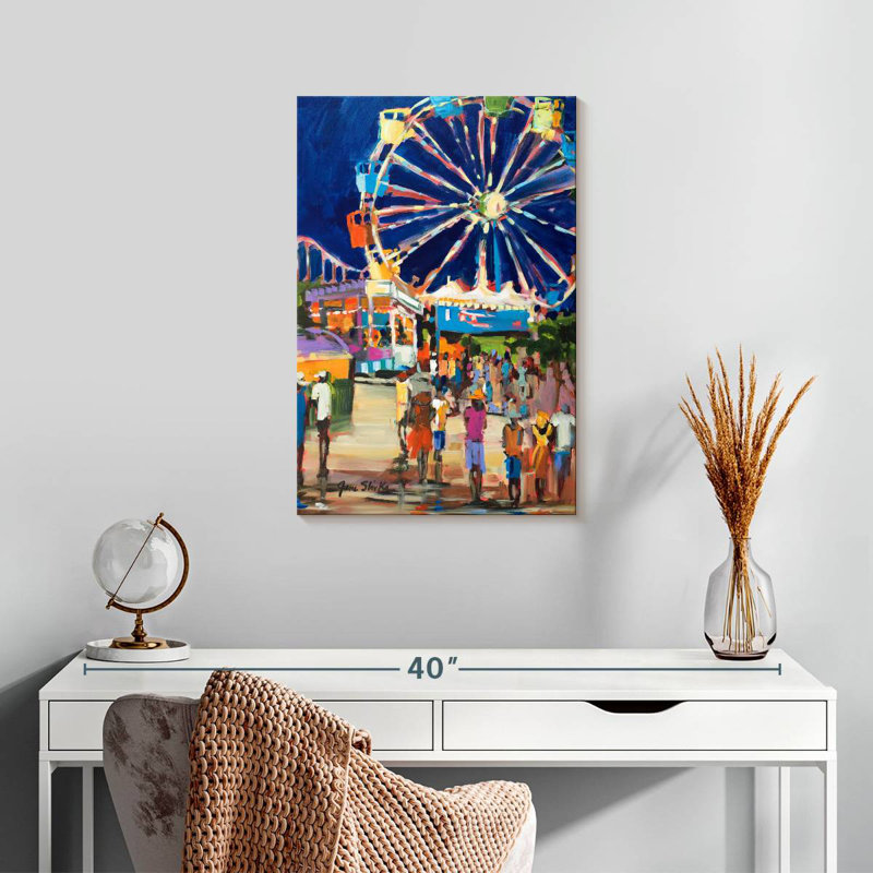Carnaval de nuit Kerner, H 24 po x l 16 po