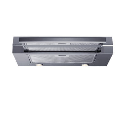 Summit Appliance 24" Under Cabinet Ductless Retractable Range Hood, ADA Compliant
