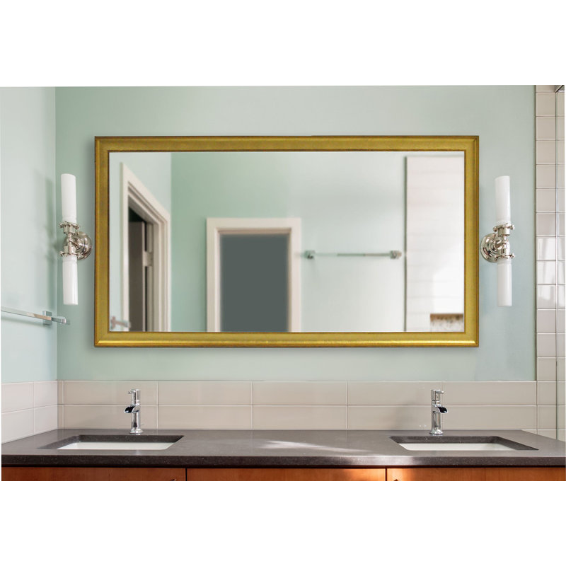 Undercliff Wood Rectangle Wall Mirror, 51.5" H x 30" W