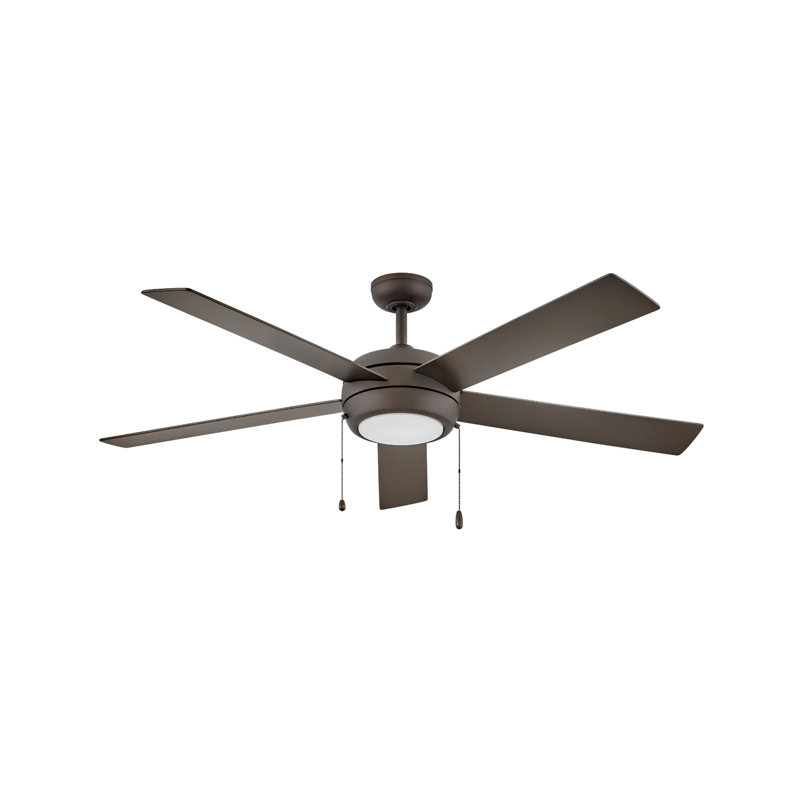 Croft 60"  5 - Blade LED Standard Ceiling Fan with Pull Chain and Light Kit Included