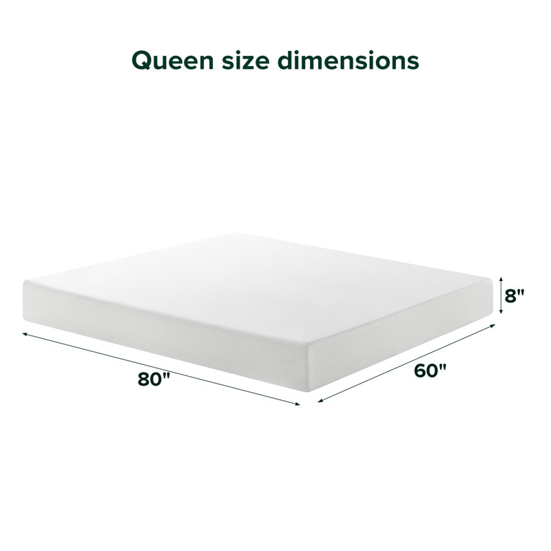Matelas en mousse à mémoire de forme 8 po - Sleep by Wayfair ™, Grand