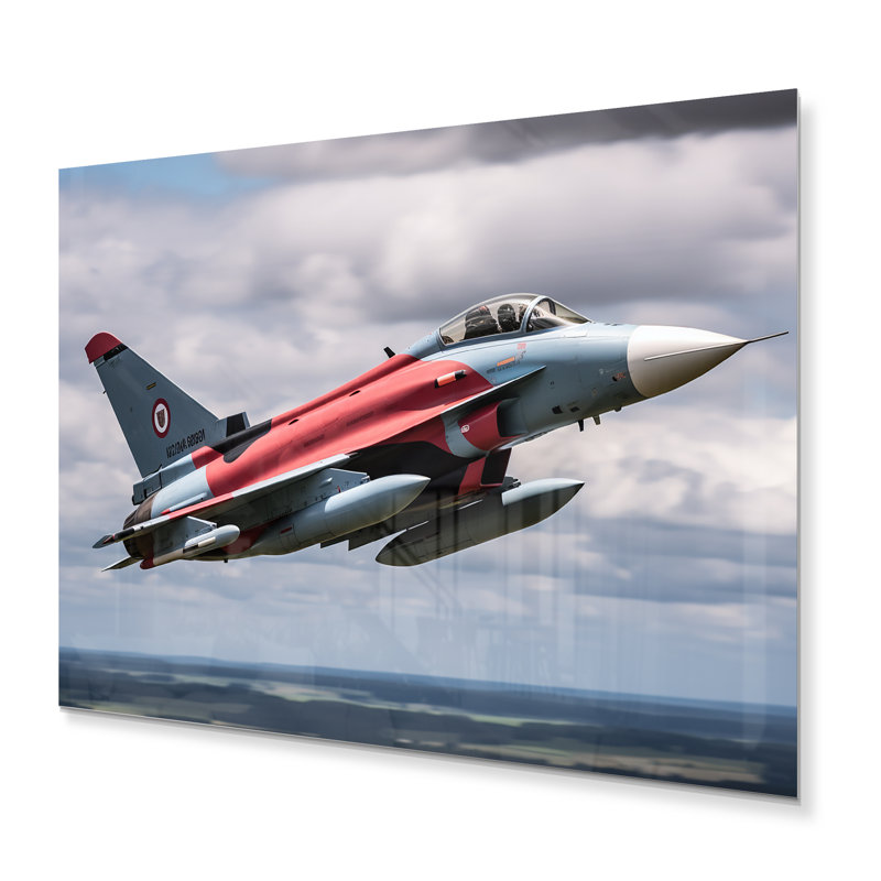 Combattant militaire I - impression sans cadre sur métal, H 12 po x l 20 po x P 1 po