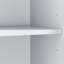 Grande armoire de rangement moderne - compartiment inclinable, tablettes réglables, capacité de 80 lb, charnières à fermeture en douceur, poignées en alliage d'aluminium pour l'organisation de la salle de bain et de la maison-1679082019
