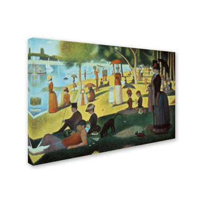 Dimanche après-midi sur l'île par Georges Seurat - reproduction