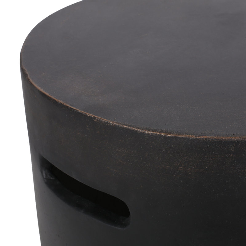 Outdoor Lightweight Concrete Side Table