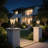 Outdoor Post Lantern Head Light With Motion Sensor