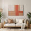 Minimalisme 25, art mural en métal brun-242924803