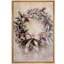 Couronne de sapin de Noël d'hiver avec baies, pommes de pin et ruban, art moderne-106068657-106068662