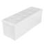 Repose-pieds de rangement rectangulaire en similicuir Humboldt-57344406