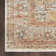 Oriental Machine Woven Polyester Area Rug in Cream/Ivory