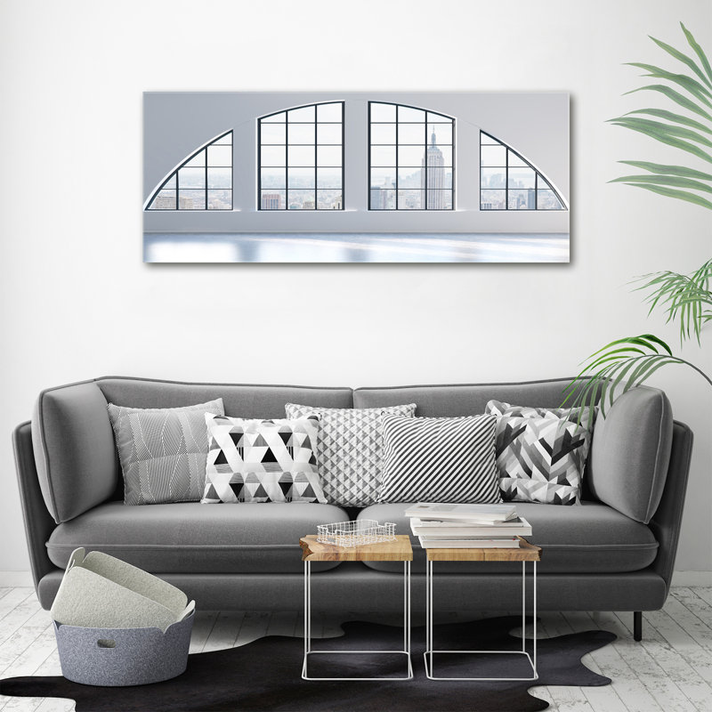 Spacious Interior - Wrapped Canvas Print