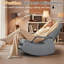 Chaise berçante - gris foncé