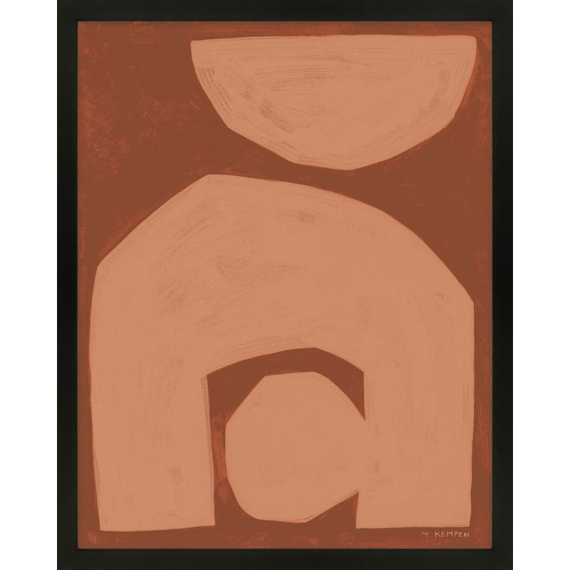 Module On Terra Cotta 2 by Michael Kempen, Black, 25'' H x 20'' W