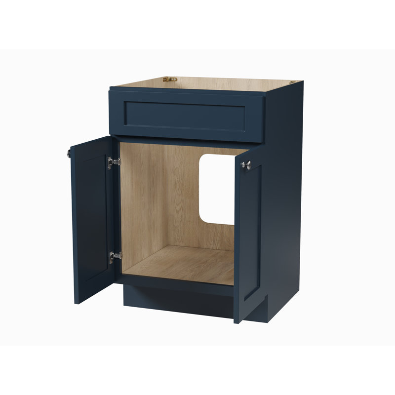 Base de meuble-lavabo 24 po Disar, Bleu