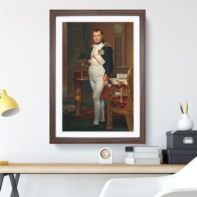 The Emperor Napoleon by Jacques-Louis David - Picture Frame Painting