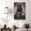 Cadre ludique en toile ludique «Rottweiler with Barbell» ludique pour chien-1218410653