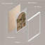 Minimal botanique abstrait ensemble de 3 plantes de palmier tropical Mid-Century, impressions sur toile-90568677
