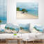 Coussin lombaire seascape magnifique ivoire en indonésie