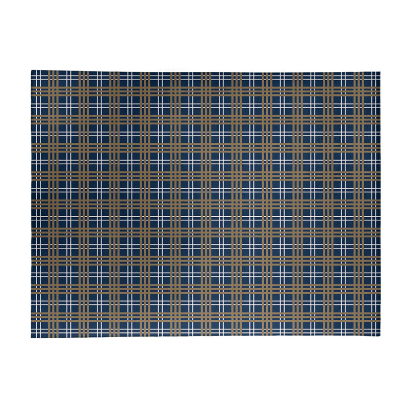 Plaid Indoor Rug, Rectangle 9' x 12'