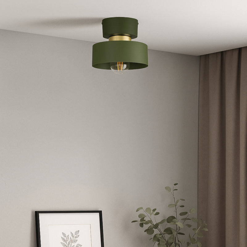 Flush Mount, Green