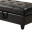 Faux Leather L-Shaped Sectional-29987294-29987295