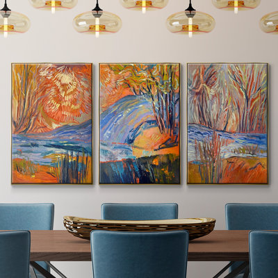 3 pièces Cadmium Winter Solstice I