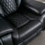 Fauteuil inclinable électrique moderne en cuir respirant Madeira-1037940756