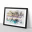 Flamingos Taking Flight - Picture Frame Painting Print-56854211-56854210