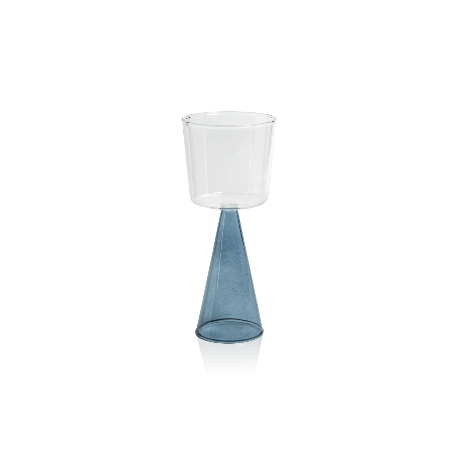 Monticello Red Wine Glass, Blue, 9.81 Oz