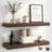 2 Pieces Floating Shelves, Wall Shelf Display Shelves for Living Room/Bedroom/Bathroom/Kitchen-1233567940-1233567939