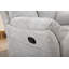Fauteuil inclinable pivotant en tissu berçant