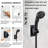 Rain Dual Shower Head 1.5 GPM GPM