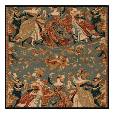 Tapis brun français lavable à la machine
