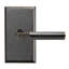 Bravura 845-G1 Sumpter Passage Lever on Beveled Rectangular Rose in Oil Rubbed Bronze