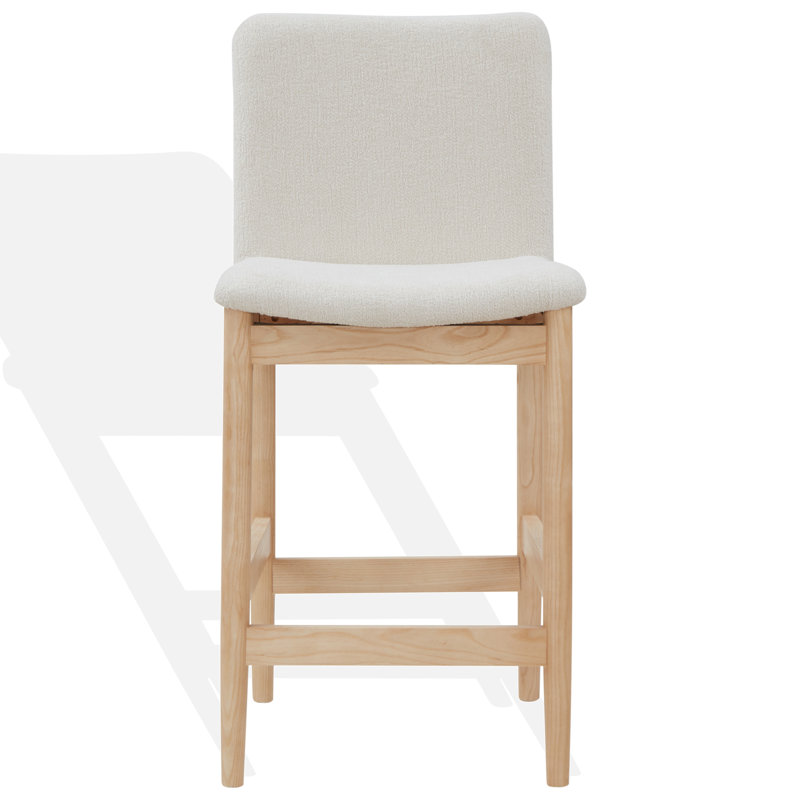 Daffodil Boucle Counter Stool, Cream