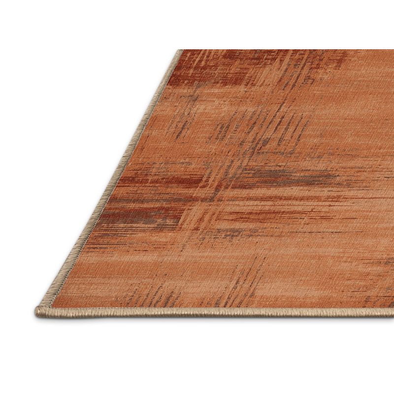Tapis abstrait lavable à la machine, Rond 7 pi