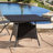 Stylish Outdoor Dining Table - Water & Iron, 37.5" Square, 28.5" High, Contemporary Brown H X W D, Square Shape,