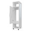 Armoire Summit en mélamine avec miroir, porte et rangement ouvert-399712914-372405830